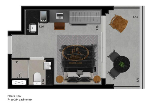 Apartamento Com 1 Dormitório(s) Localizado(a) No Bairro Perdizes Em São Paulo / São Paulo - 3043:906304