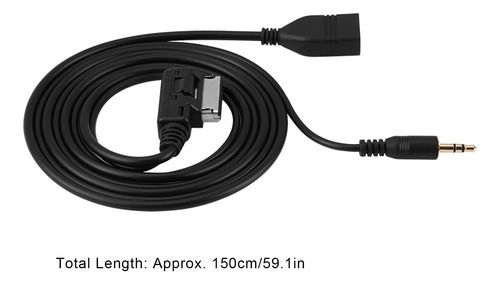 Imagen 10 de 10 de Cable Adaptador Usb Aux Para Mercedes Benz C63 E200l