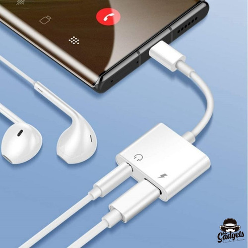 Imagen 5 de 10 de Adaptador Usb Tipo C A Puerto De Carga Tipo C Y Audio 3.5mm