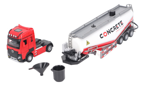 Camión Bomba De Hormigón Rojo Rojo Rojo Modelo 1:32 A Escala