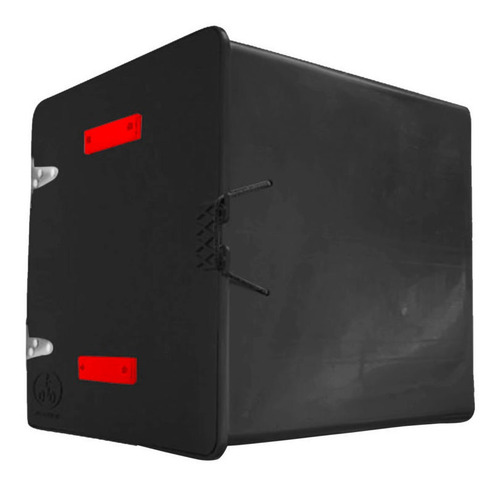 Imagen 1 de 4 de Caja Pizzera C/traba ''reforzada'' (negro) V.c. 586