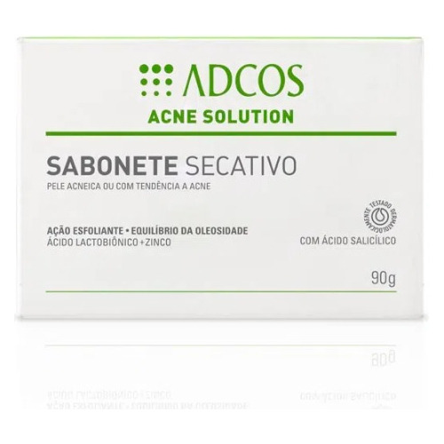 Sabonete Secativo Ação Esfoliante Adcos 90g