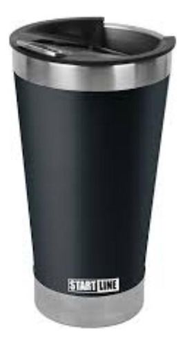 Copo Térmico 473ml Inox Startline Cerveja Gelado - Preto