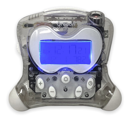 Reloj Despertador Oregón Digital Proyector De Hora Color Blanco
