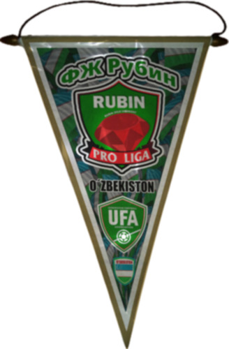 Banderin 37cm Full Color Futbol Uzbekistan Elegir Equipo Fj Rubin Fj Rubin