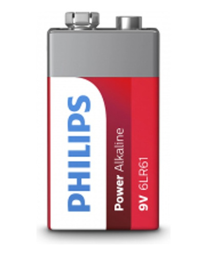 Batería 9v Philips Pila Alcalina