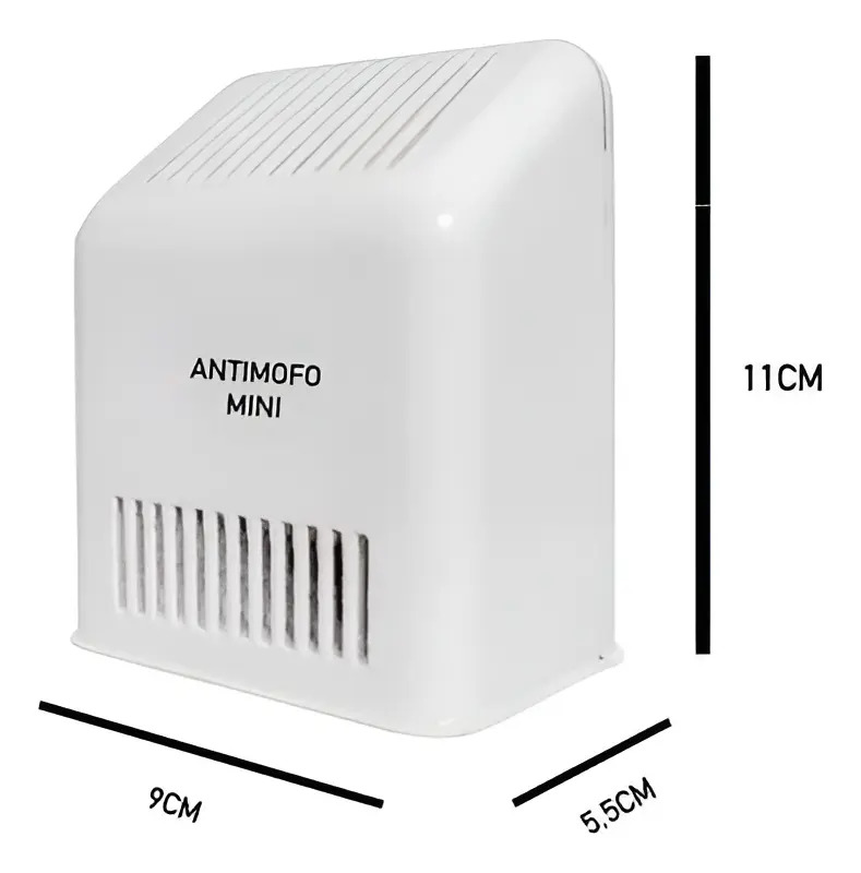 Desumidificador Mini Antimofo P&W Closet Armário Elétrico Branco 4 m²