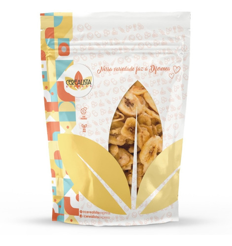 Imagem 1 de 6 de Banana Assada Chips Salgada 1kg - Qualidade Premium