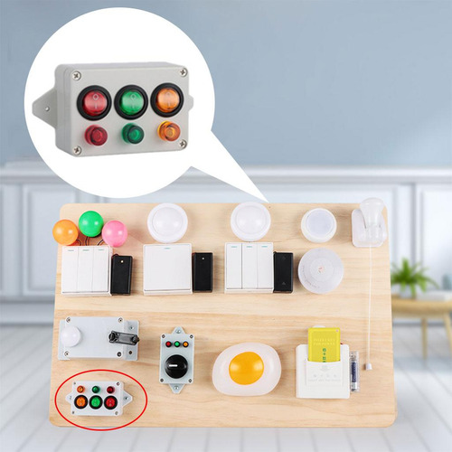 Accesorio De Tablero Ocupado, Aprendizaje Ligero Montessori