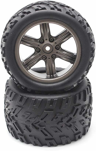 Hosim Rc Car Wheel Rubber Tires Tyres 16-zj01 For 1:12 Scale