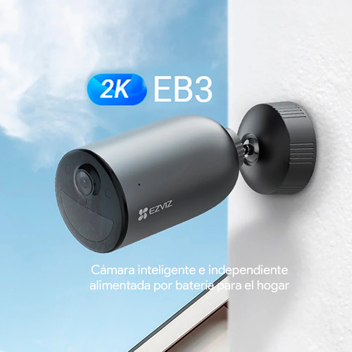 Camara Wifi Ezviz Eb3 2k Ir 15m Con Bateria Recargable