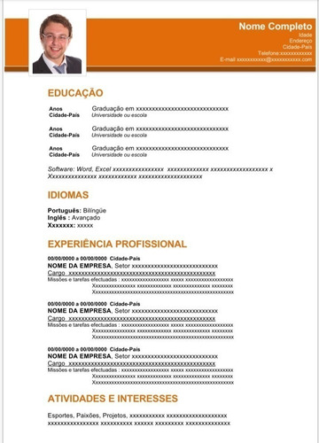 100 Modelos De Currículo Profissional Editáveis No Word