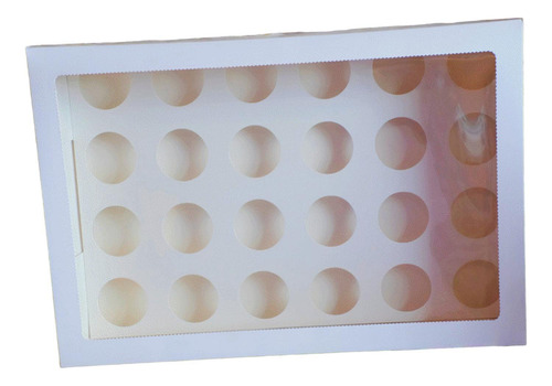 Caja Portátil Para Cupcakes Con Capacidad Para 24 Cupcakes,