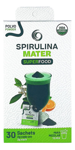 Sachets Spirulina Mater X 30 Un - g a $667