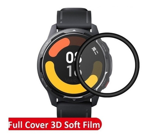 Imagen 5 de 7 de Mica 3d Protector X2 Compatible Xiaomi Watch S1 Active