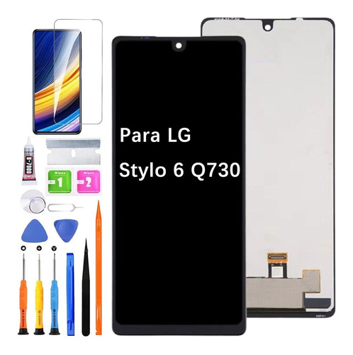 Pantalla Lcd Táctil Para LG Stylo 6 Q730 Lmq730tm Original