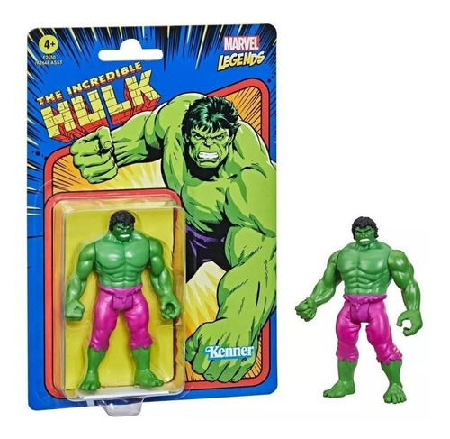 Marvel Legends Retro Hulk 3.75  Kenner  The Incredible Hulk
