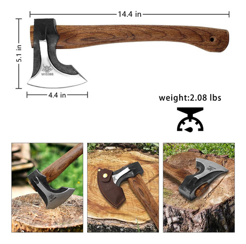 Wicing Hatching Hatchet, Hacha Dividida De 14.2 Pulgadas Con