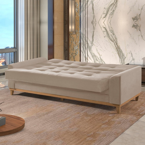 Sofá Cama Living 223cm M157 Martins Estofados