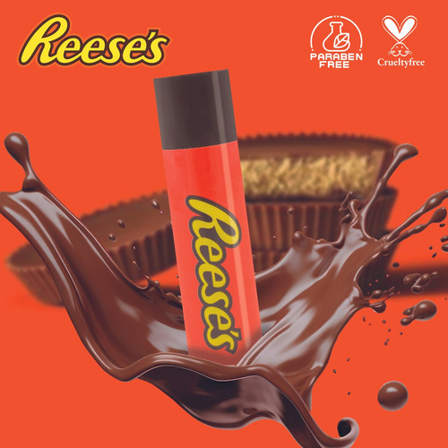 Kit 4pz Balsamo Labial Hidratante Aroma Chocolate Hershey`s