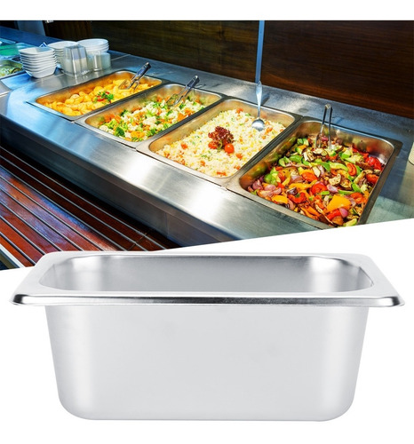 Bandeja De Acero Inoxidable Para Servir Platos De Buffet De