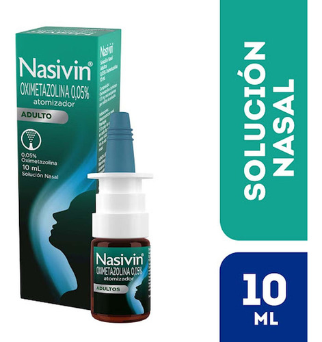Nasivin Solucion Nasal Oximetazolina Clorhidrato Adultos X15