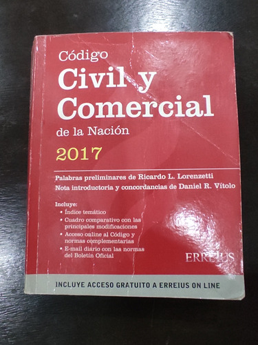 Código Civil Y Comercial De La Nación 2017