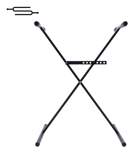 Imagen 4 de 6 de Soporte Teclado Organo Sinte Tijera Simple Regulable - Envio
