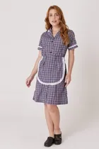 Comprar Uniformes De Mucama Tela Escocesa