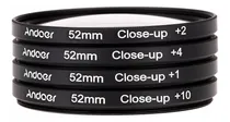 Comprar Kit Lentes Close-up Macro +1+2+4+10 62mm 55mm 52mm 49mm