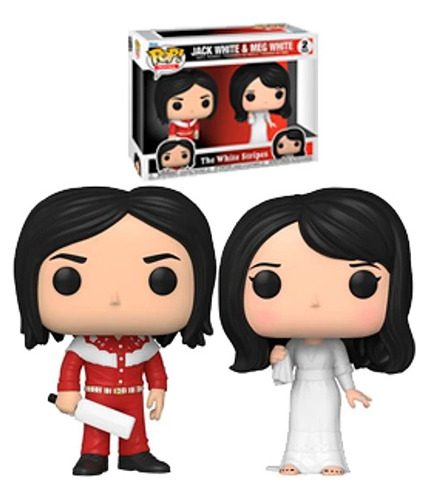 The White Stripes Jack & Meg White 2 Pack Funko