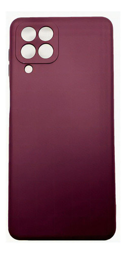 Capinha Capa Case Premium Aveludada Para Samsung Galaxy M53 Cor Vinho