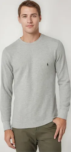 Polo Ralph Lauren Waffle Crew De Manga Larga Andover Navy Po