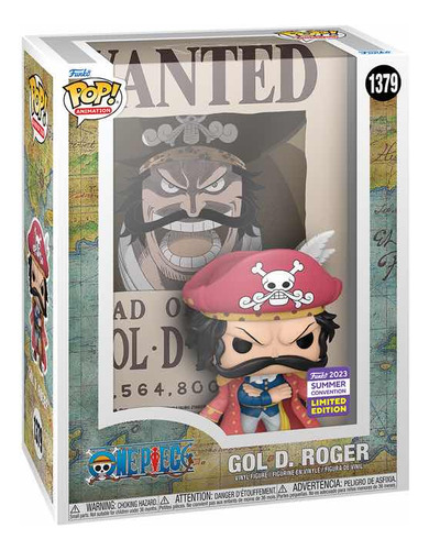 Funko Pop! Wanted Poster Gol D. Roger Sdcc 2023