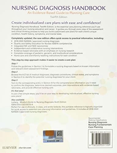Nursing Diagnosis Handbook An Evidence-based Guide T, de Ackley MSN EdS RN, Betty J.. Editorial Mosby en inglés