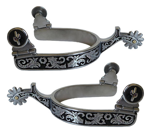 2x Espuelas De Equitación Espuela De Vaquero Occidental
