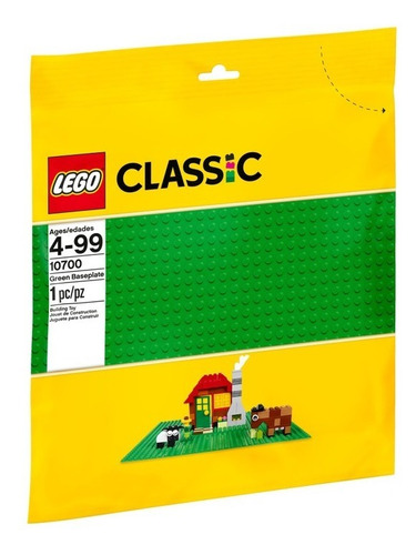 Figura Armable Lego Classic Base Verde 1 Pieza 10700