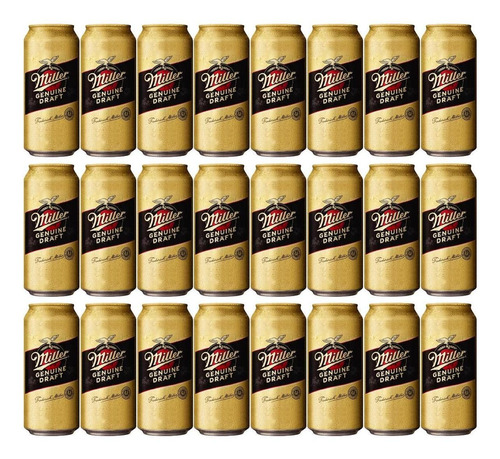 Cerveza Miller Genuine Draft Lata 473ml X24 - Fullescabio