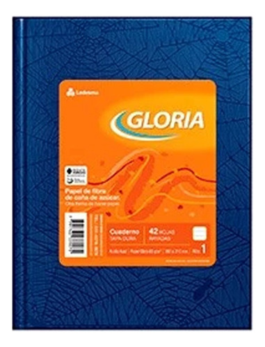 10 Cuaderno Gloria Tapa Dura X 42 Hojas Rayadas 16x21 Cm