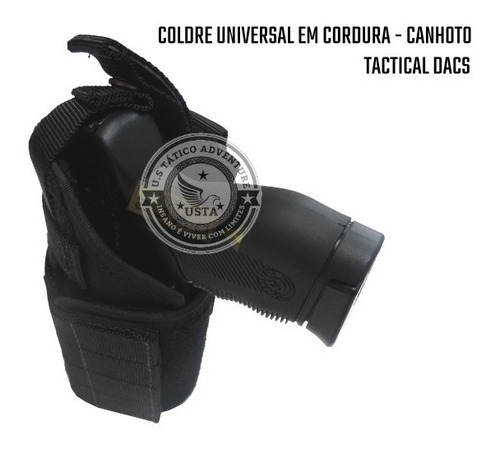 Coldre Modular Em Cordura Universal Tactical Dacs -canhoto