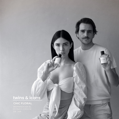 Perfume Para Mujer Fragancia Chic Floral 100ml Twins & Icons