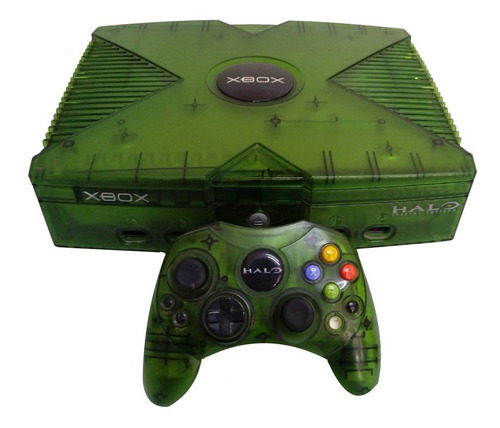Microsoft Xbox Halo Special Edition color  verde