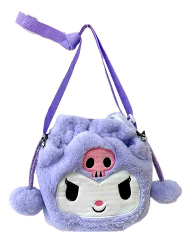 Cartera Bandolera Peluche Sanrio Kuromi