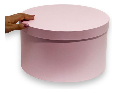 8 Caja Para Flores Y Regalos Carton Rígido Cilindro 30 Cm