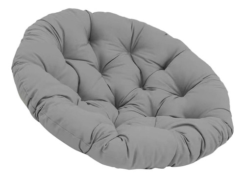 2 Cojín Para Silla Papasan, Cojín Redondo Para Gris Oscuro