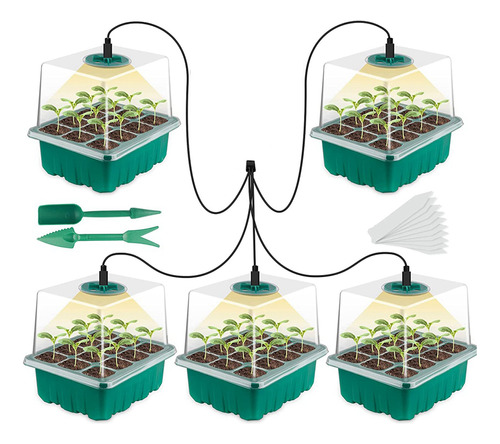 Kit De 2 Bandejas De Semillas, Kit De Germinación De Plantas