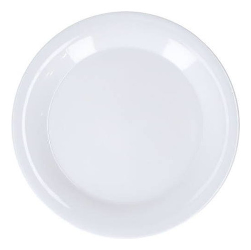 Juego 6 Platos Trinche 9'' 22.8 Cm Melamina Blanco Travessa