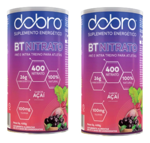 Kit 2 Bt Nitrato 400 Carboidrato Beterraba Dobro Todos