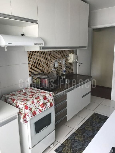 Imagem 7 de 11 de Apartamento Com 3 Dormitórios À Venda, 85 M² Por R$ 640.000,00 - Campo Belo - São Paulo/sp - Cf70014