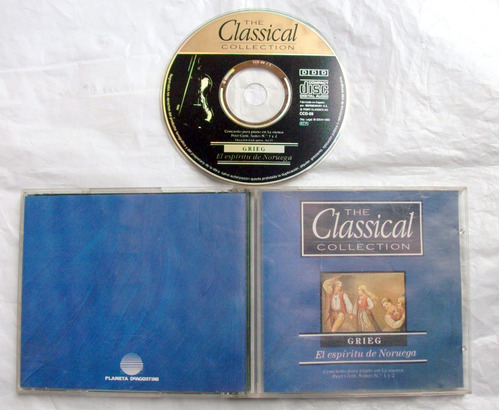 E. Grieg - El Espíritu De Noruega / Cd Classical Collection 